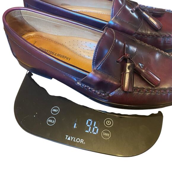 Johnston & Murphy Hayes Tasseled Loafers Men’s Size 9.5 Classic Burgandy main image 7
